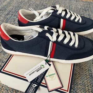 NAVY WASHED CANVAS HANDBALL